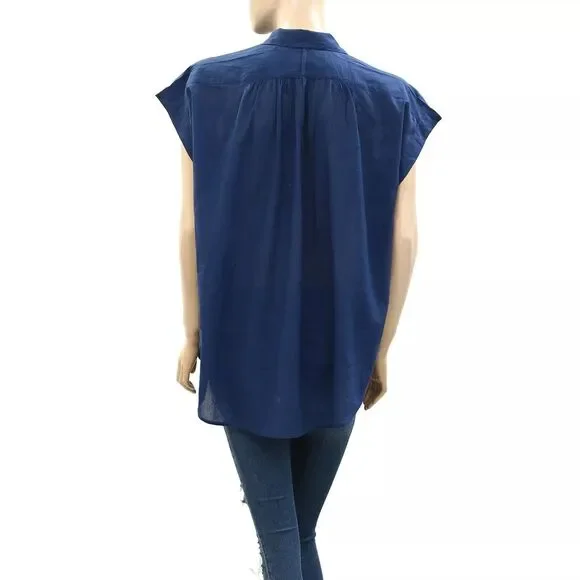 Nili Lotan Normandy Shirt Tunic Top Cotton Kimono Oversized Formal S New 277911
